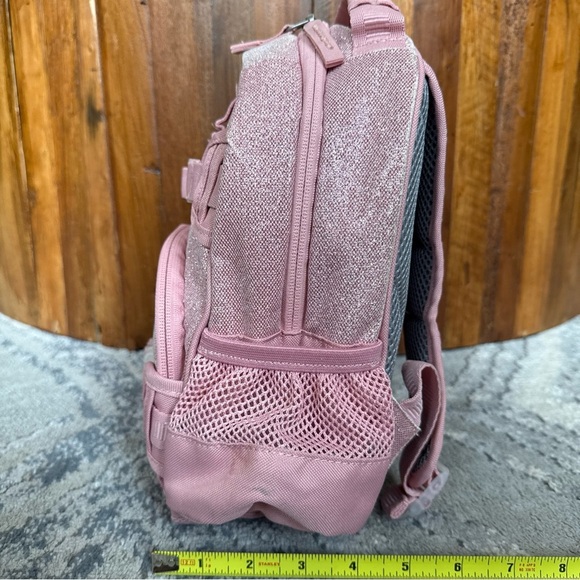 POTTERY BARN KIDS Mackenzie Light Pink Sparkle Glitter Backpack- Small - Picture 3 of 10